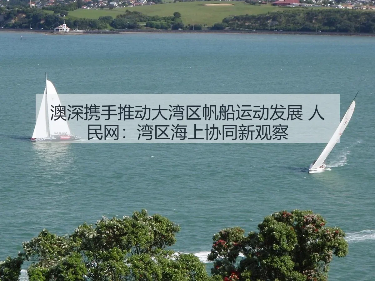 澳深携手推动大湾区帆船运动发展:湾区海上协同新观察